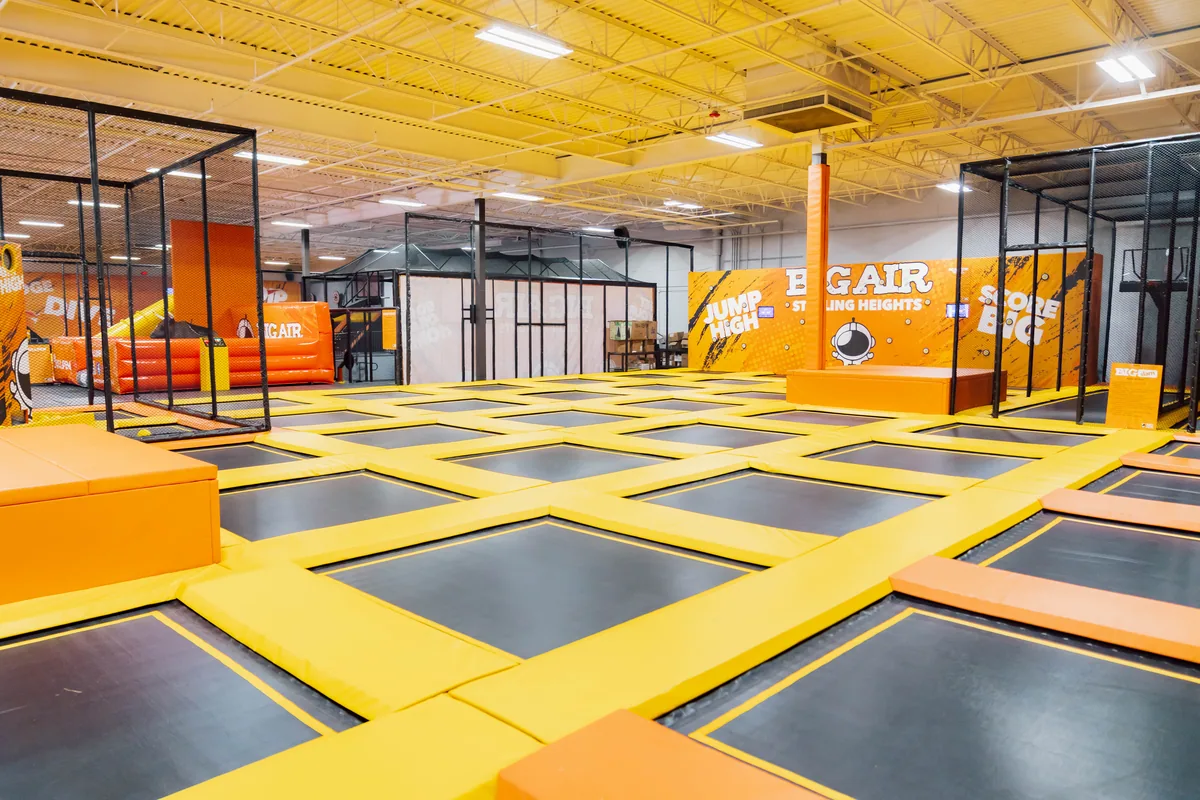 Trampoline park brand content by Swimm