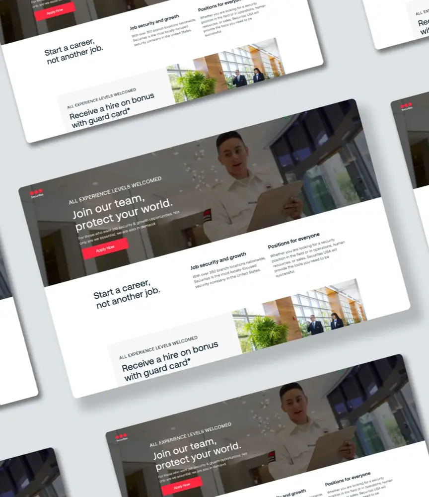 Landing pages built by Swimm