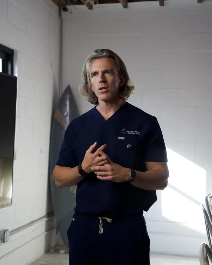Pacific Rehab Consultants physician in a Swimm recruiting video